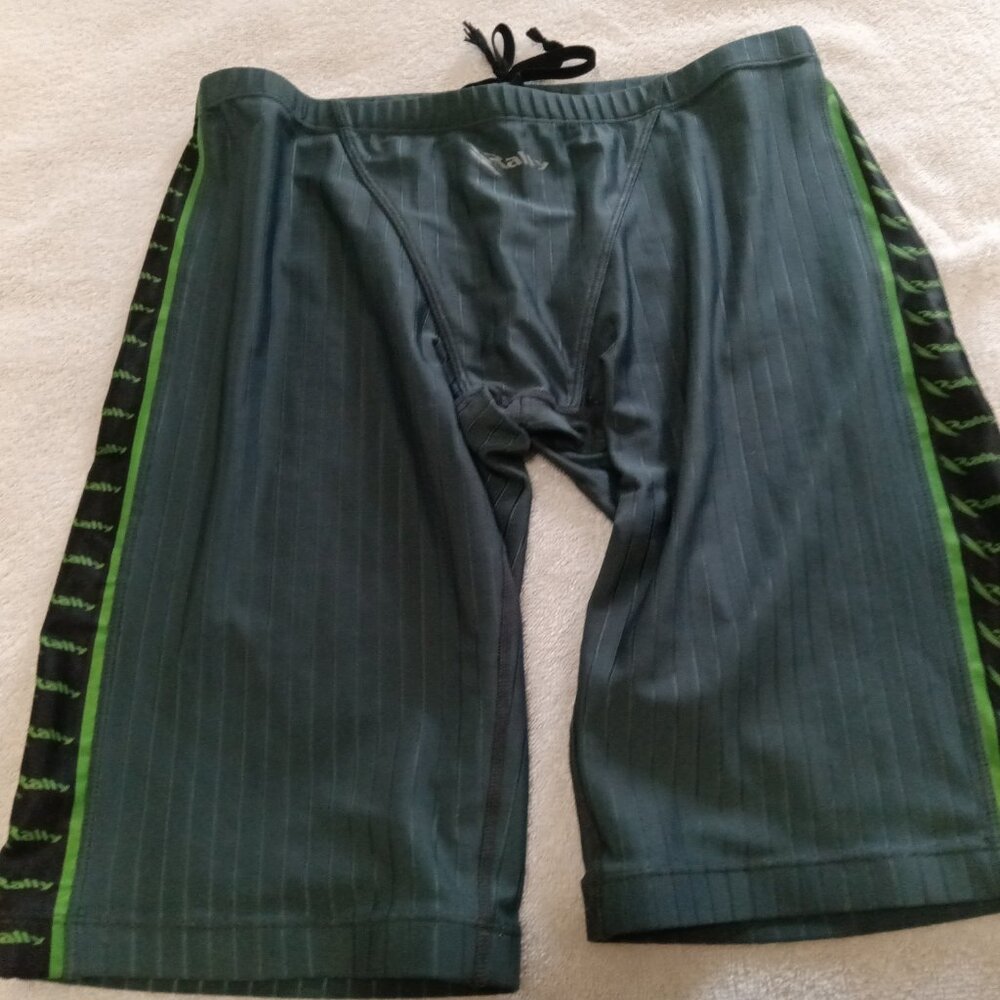 Hard-To-Find: RALLY SWIM JAMMER, GRAY, (*) SIZE 32" -Estimated, (Pre-Owned)